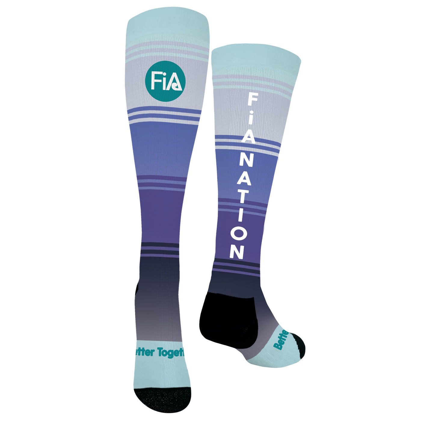 FiA Custom 360 Tall Compression Socks - Better Together