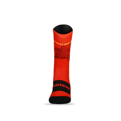 CLEARANCE ITEM - MudGear Custom Lithuania Crew Height Socks (1 Pair)