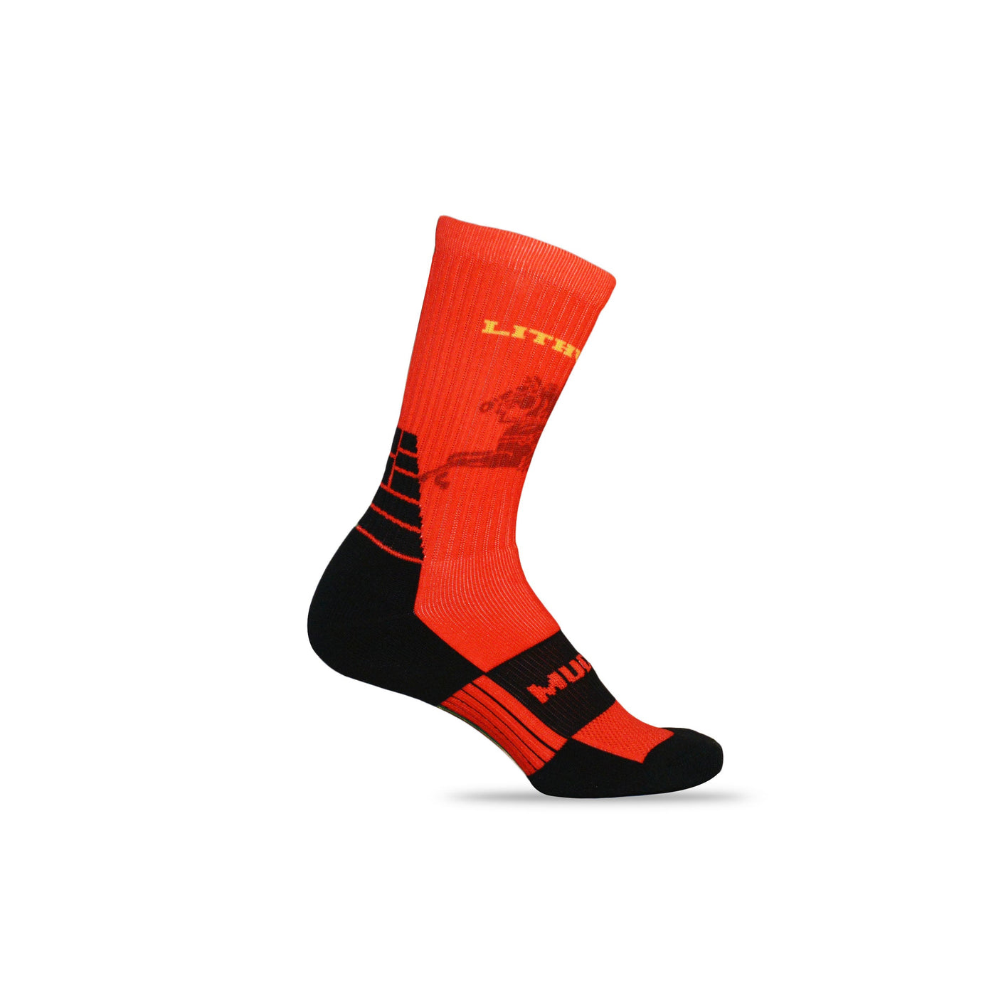 CLEARANCE ITEM - MudGear Custom Lithuania Crew Height Socks (1 Pair)