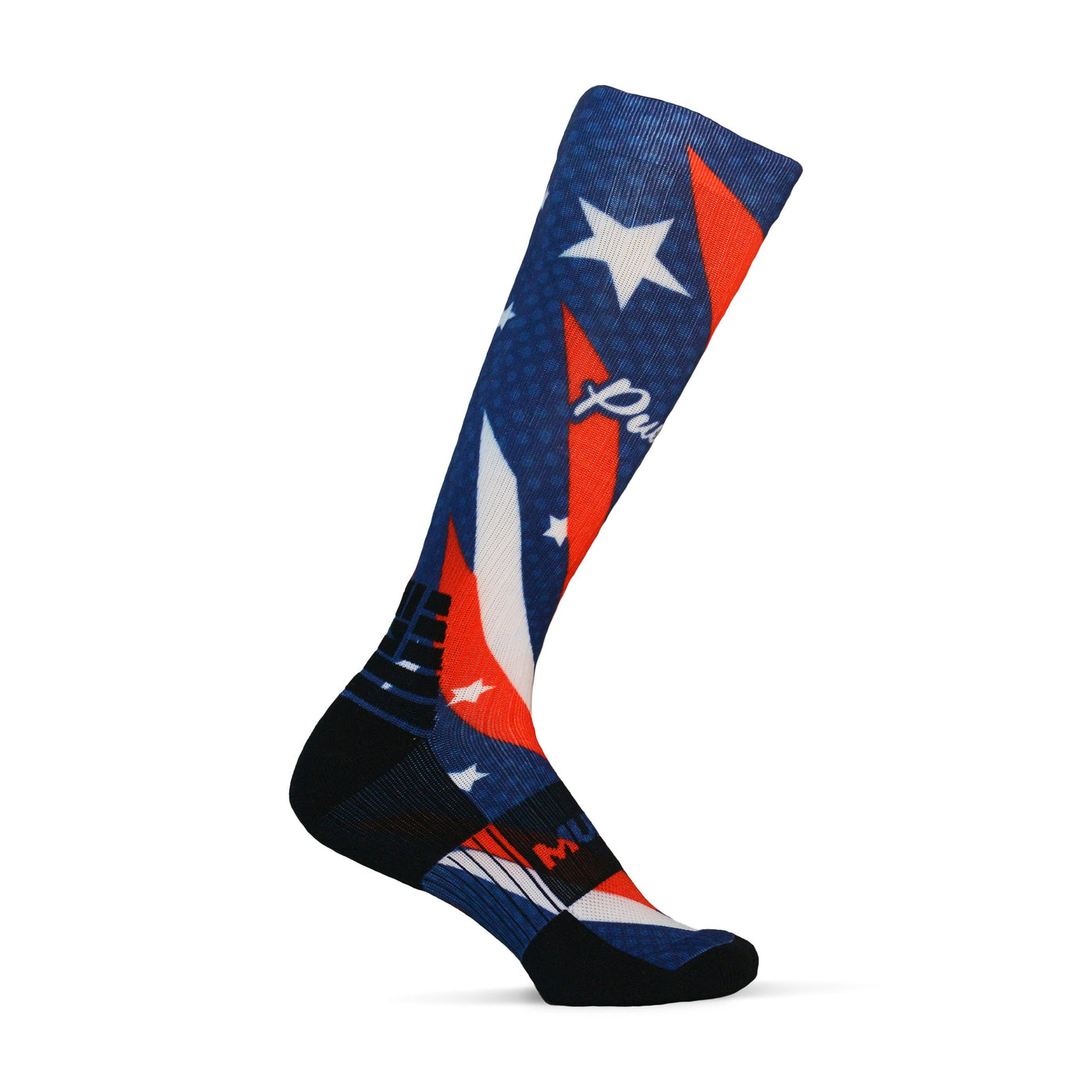 CLEARANCE ITEM - MudGear Custom Puerto Rico Tall Compression Socks (1 Pair)