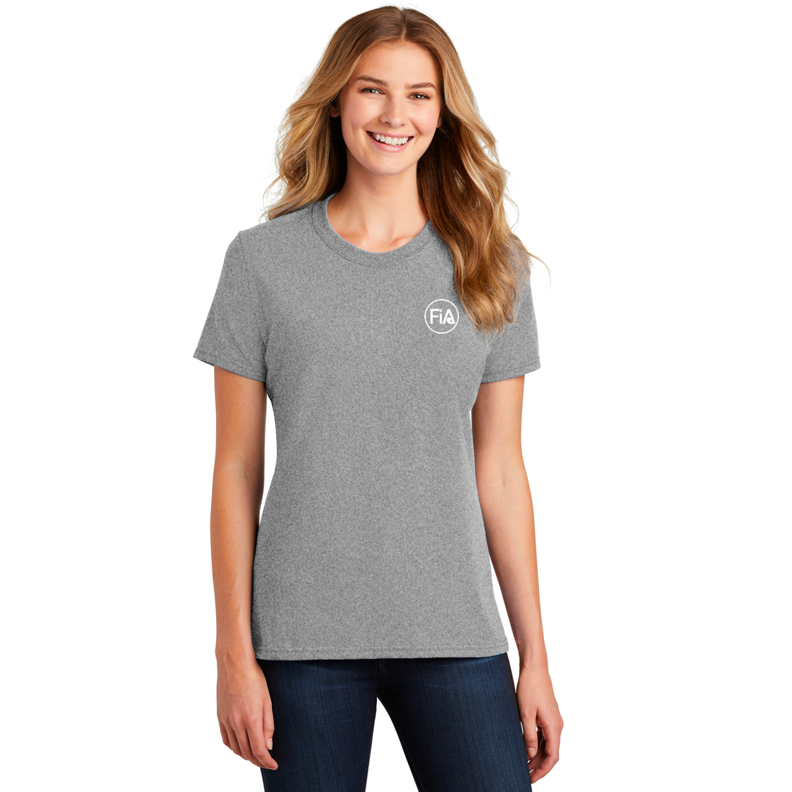 FiA Port & Company Ladies Core Blend Tee - Made to Order