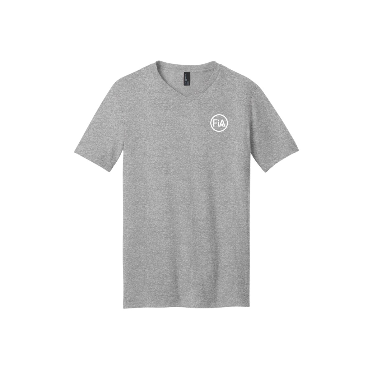 CLEARANCE ITEM - FiA District Very Important Tee V-Neck (Light Heather Grey / Large)