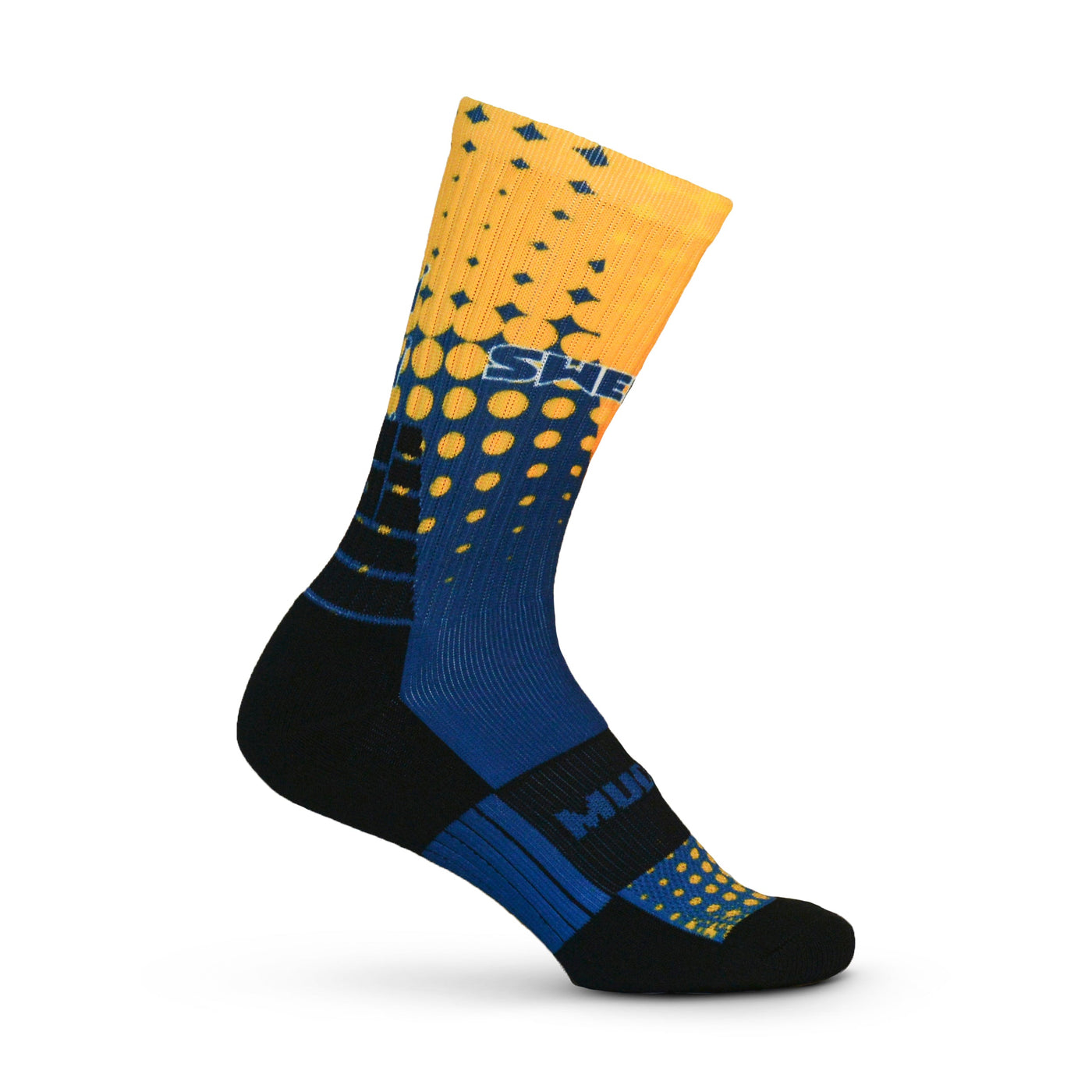 CLEARANCE ITEM - MudGear Custom Sweden Crew Height Socks (1 Pair)