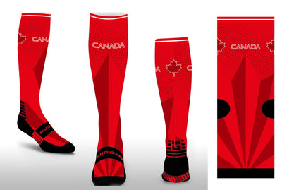 CLEARANCE ITEM - MudGear Custom Canada Tall Compression Socks (1 Pair)