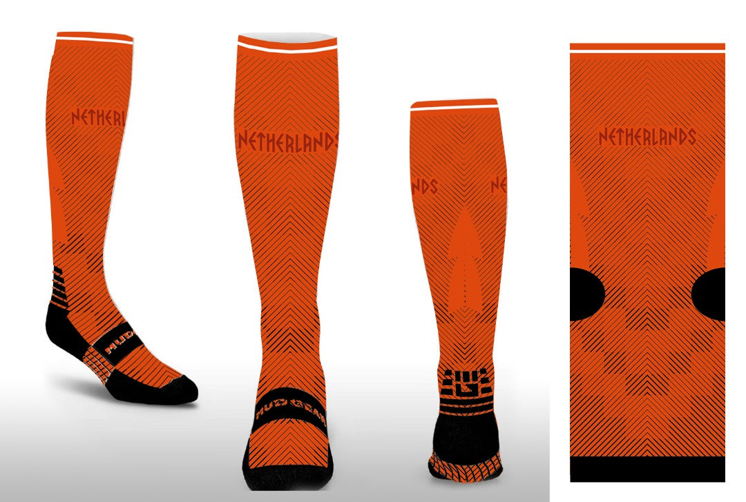 CLEARANCE ITEM - MudGear Custom Netherlands Tall Compression Socks (1 Pair)