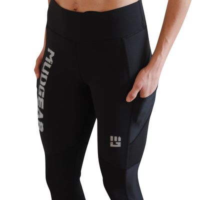 Women's Flex-Fit Compression Capri Leggings (Race Logo)