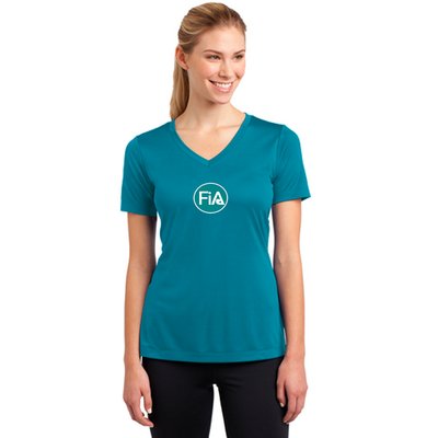 FiA Knoxville Word: Sport-Tek Ladies PosiCharge Competitor V-Neck Tee Pre-Order