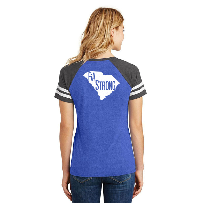 FiA Strong - SC District Women’s Game V-Neck Tee Pre-Order