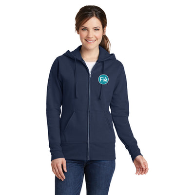 FiA - TN: Johnson City Port & Company Ladies Core Fleece Full-Zip Hooded Sweatshirt Pre-Order