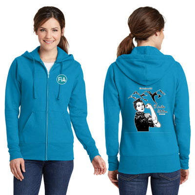 FiA - TN: Johnson City Port & Company Ladies Core Fleece Full-Zip Hooded Sweatshirt Pre-Order