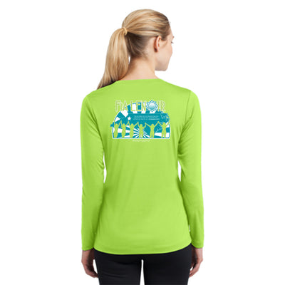 FiA Lenoir Sport-Tek Ladies Long Sleeve PosiCharge Competitor V-Neck Tee Pre-Order