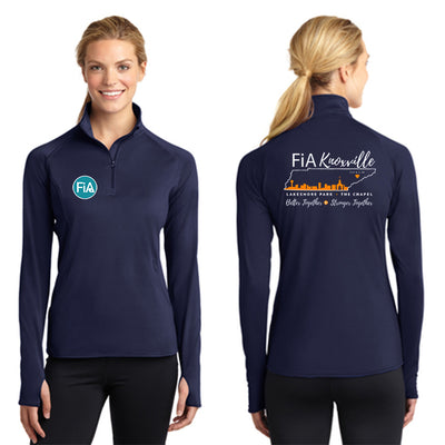 FiA Knoxville Sport-Tek Ladies Sport-Wick Stretch 1/2-Zip Pullover Pre-Order