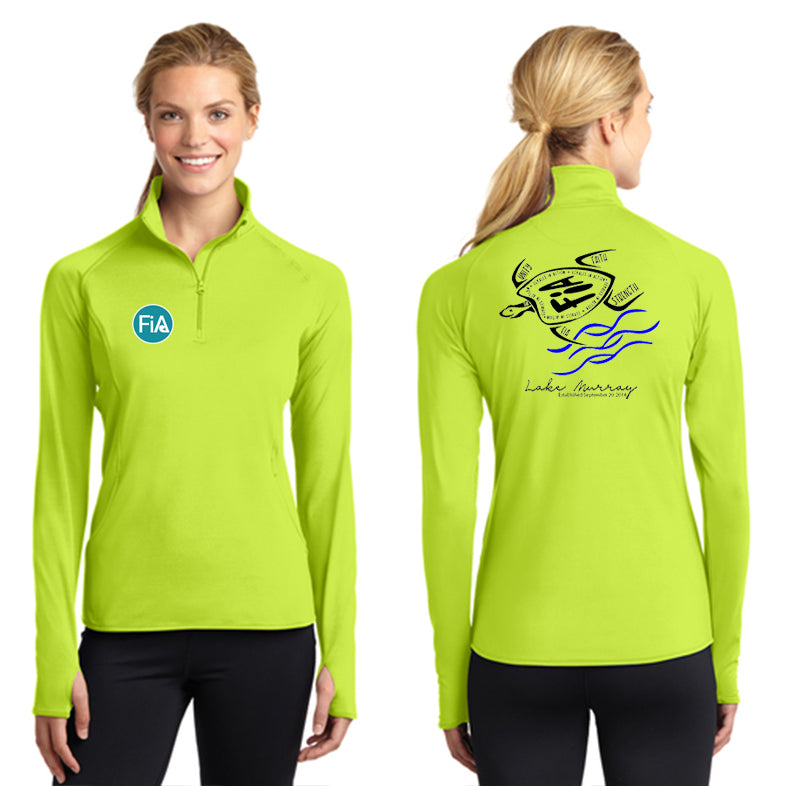 FiA Lake Murray AO Loggerhead - Sport-Tek Ladies Sport-Wick Stretch 1/2-Zip Pullover Pre-Order