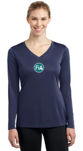 FiA Pawleys Island Sport-Tek Women's Long Sleeve V-Neck Tee Pre-Order