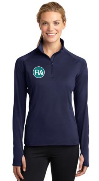 FiA Greenville Sport-Tek Ladies Sport-Wick Stretch 1/2-Zip Pullover Pre-Order
