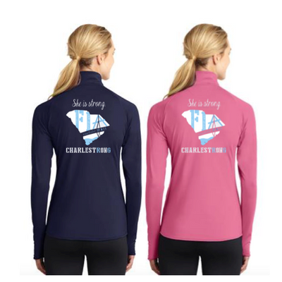 FiA Charleston Sport-Tek Ladies Sport-Wick Stretch 1/2-Zip Pullover Pre-Order