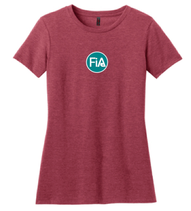 FiA Falcons Gauntlet District Made Ladies Perfect Blend Crew Tee Pre-Order