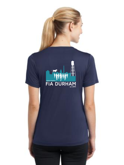 FiA Durham Sport-Tek Women's Short Sleeve V-Neck Tee Pre-Order