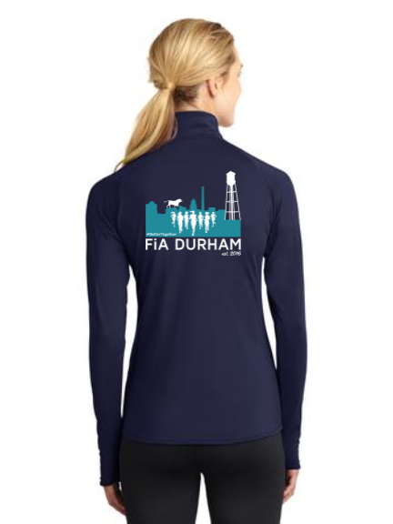 FiA Durham  Sport-Tek Ladies Sport-Wick Stretch 1/2-Zip Pullover Pre-Order