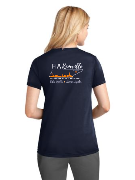 FiA Knoxville Port & Company Ladies Performance Tee Pre-Order
