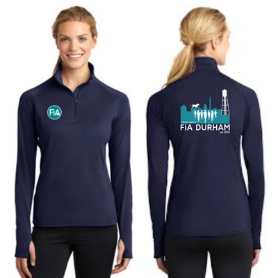 FiA Durham  Sport-Tek Ladies Sport-Wick Stretch 1/2-Zip Pullover Pre-Order