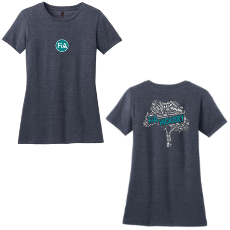 FiA Hickory District Made Women's Perfect Blend Tee Pre-Order