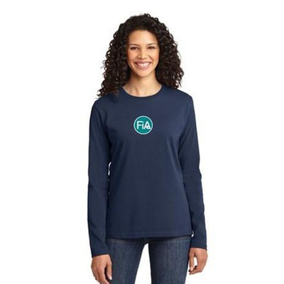 FiA of the Pines Port & Company Ladies Long Sleeve Cotton Tee Pre-Order