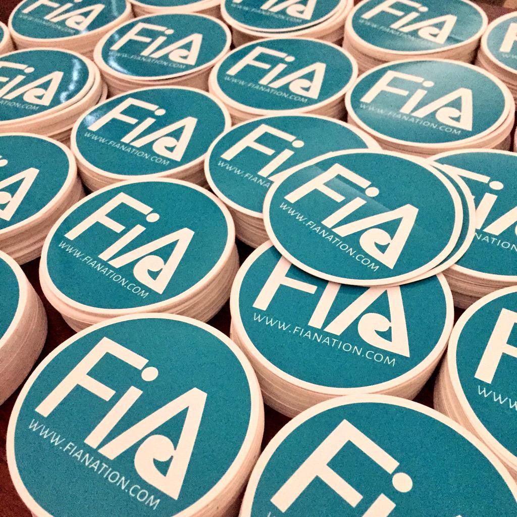 FiA Stickers 20 Pack