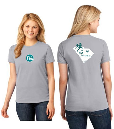 FiA Florence Port & Company Ladies Short Sleeve Cotton Tee Pre-Order