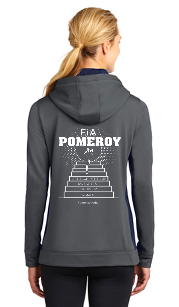 FiA Pomeroy Sport-Tek Ladies Sport-Wick Fleece Colorblock Hooded Pullover Pre-Order